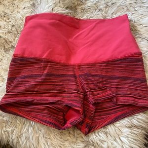 Hot Pink Lululemon shorts in good condition!